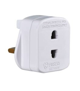 Masterplug Shavingadaptor_01 Electric Shaver Adaptor, 50 x 48 x 46 mm, White