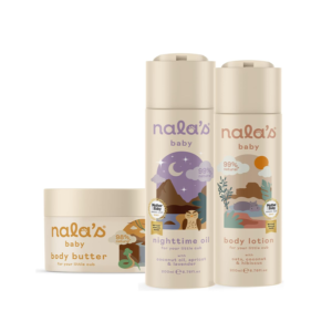 Nala's Baby Skin Bundle | Body Butter, Body Lotion, Nighttime Oil