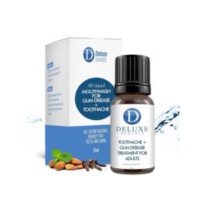 Deluxe Dentals Gum Health Treatment for Adults - Clove Oil for Toothache - 15ml