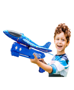Airplane Launcher Toys Set, Foam Airplane Launcher Toys, Launcher and 3 Foam Airplanes, Fun Outdoor Toys Shooting Game
