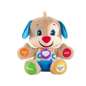 Fisher-Price Laugh & Learn Smart Stages Puppy, Interactive Baby Toys 6 to 36 Months, Educational Toys for 1 Year Old Girls and Boys