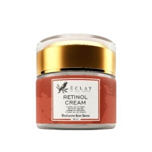 E-C-L-A-T Retinol Cream, Reduce Fine Lines & Wrinkles - 2.5% Retinol and Hyaluronic Acid, Intense Hydration, 50ml