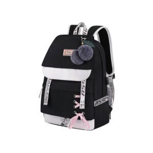 Asge Girls Backpack School Bags for Girls Nylon Waterproof College Rucksack Fashion Casual Daypack