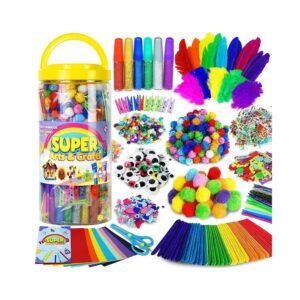 Arts and Crafts Supplies for Kids - Kids Craft Kit with Art Supplies & Craft Supplies - Gifts for Age 4-6, 6-8, 8-12